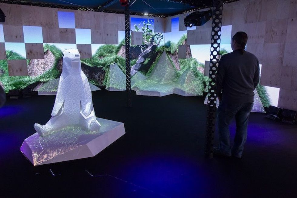 projection mapping at ise