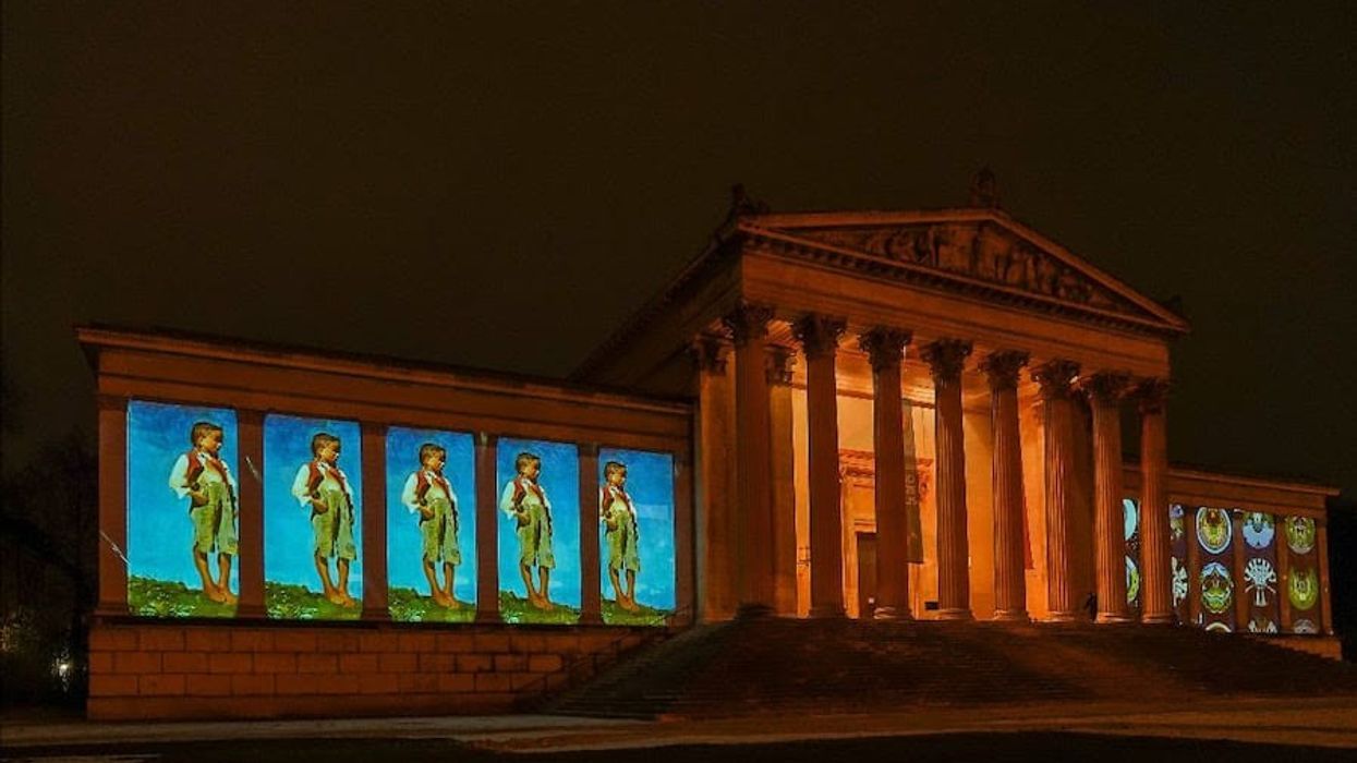 projection mapping munich kunstareal