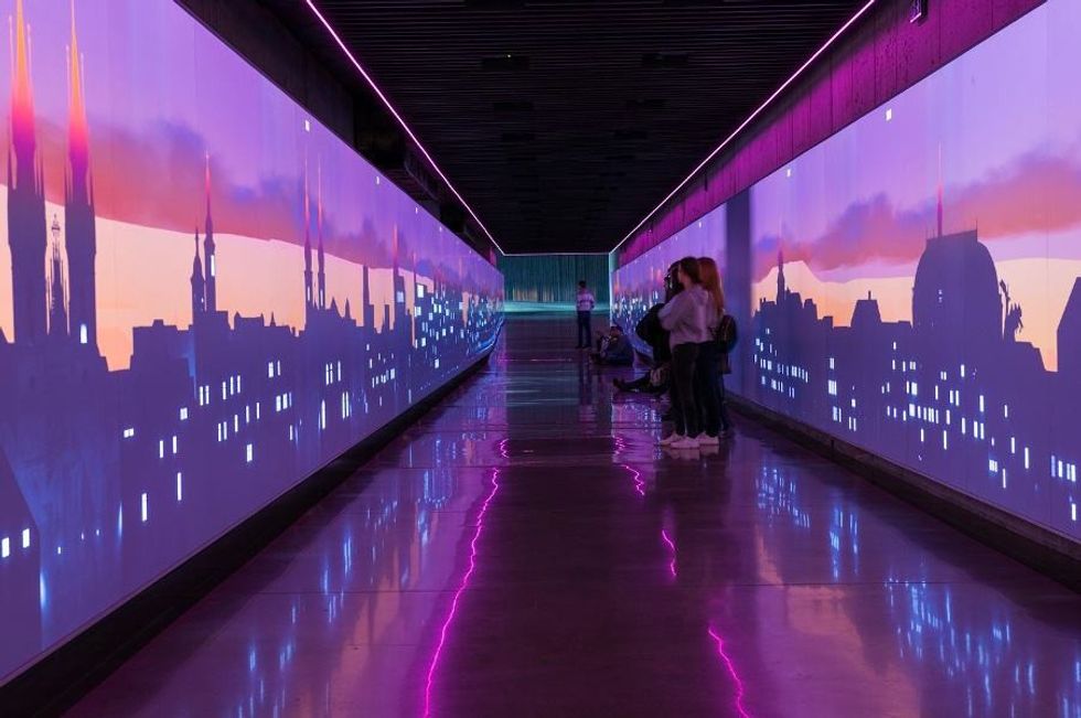 projection mapping national museum prague