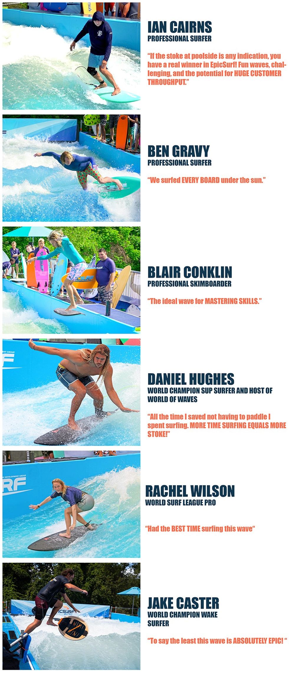 Pros try ADGs EpicSurf
