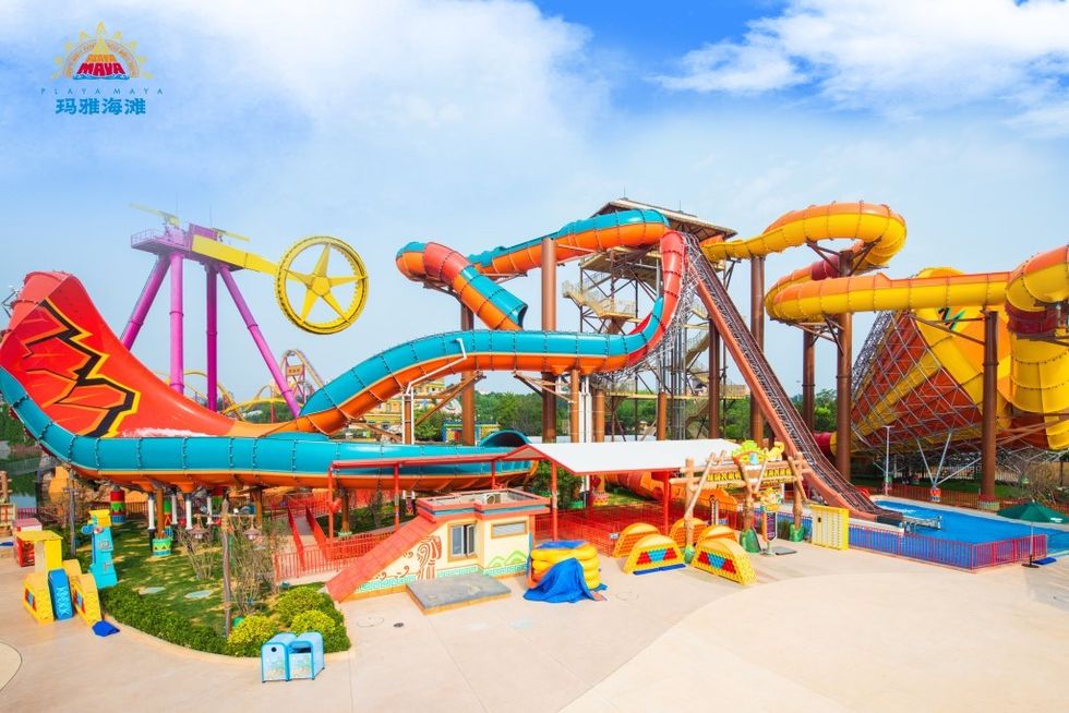 ProSlide Playa Maya water park expansion OCT Happy Valley Beijing