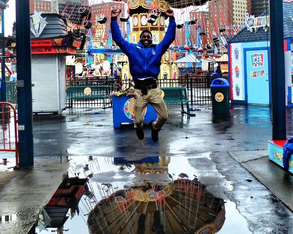 puddle man jump coney island Jim Mcdonnell