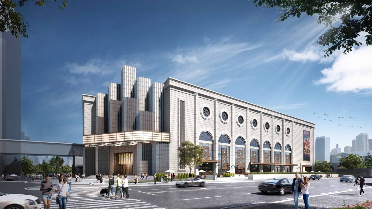 Puy du Fou Asia latest Facade rendering
