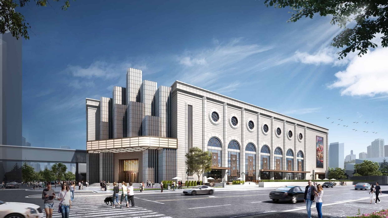 Puy du Fou Asia latest Facade rendering