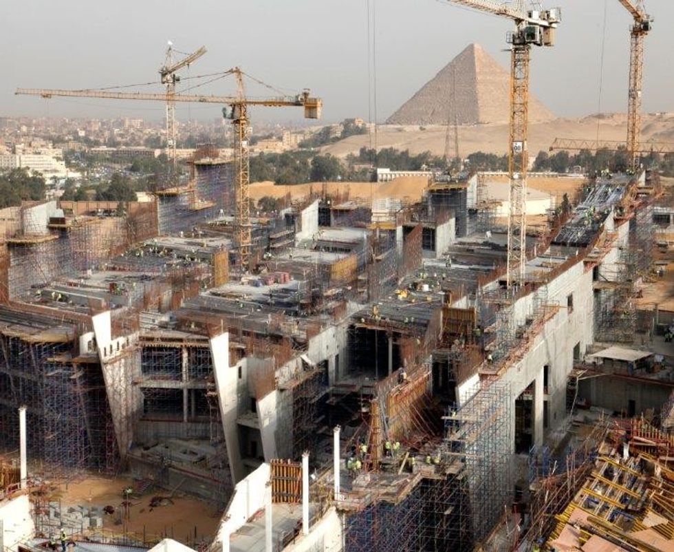 Pyramids on Display at grand Egyptian museum