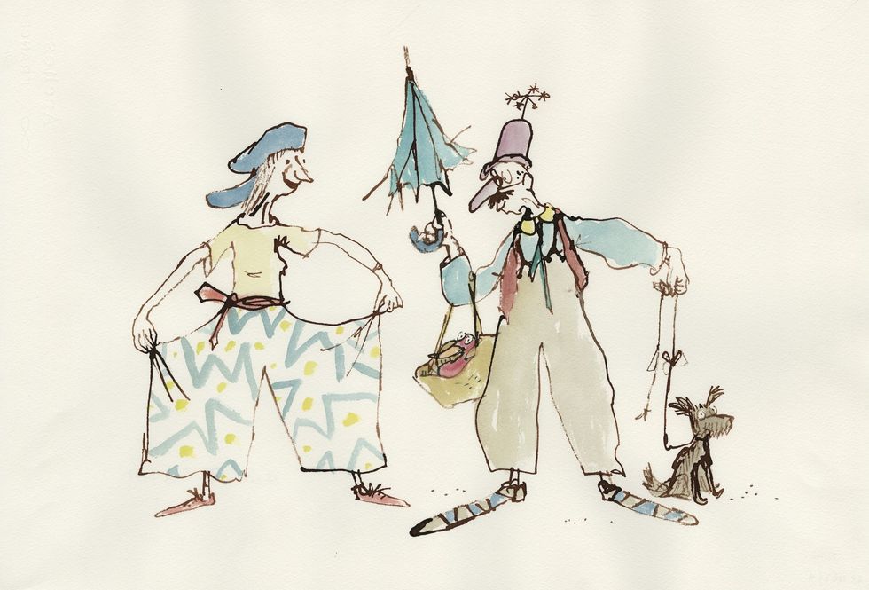 quentin blake: performance exhibition