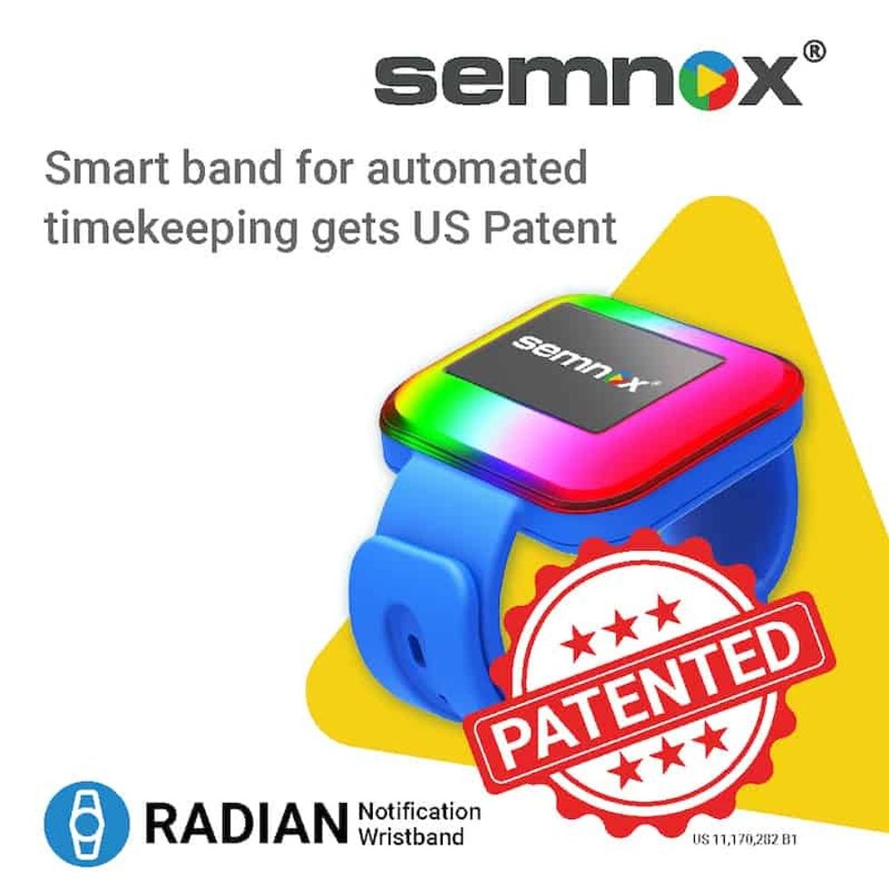 Radian Wrist Band_Patented Semnox