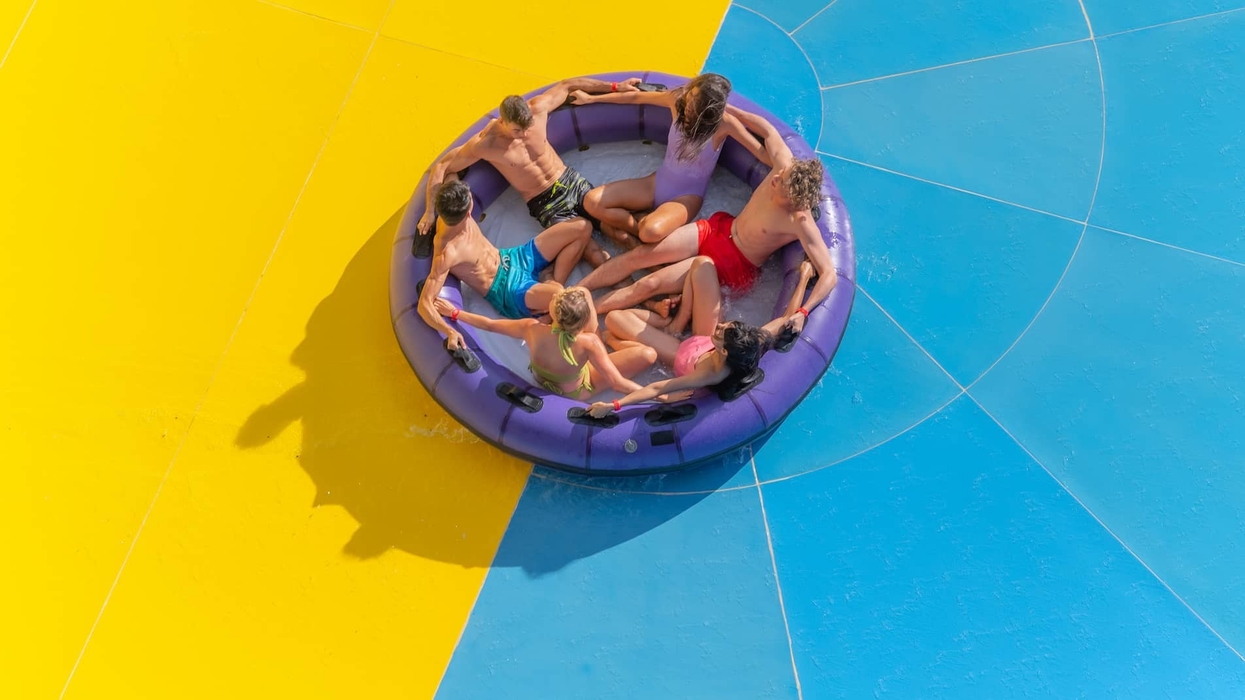 raft water slide at Andamanda Phuket