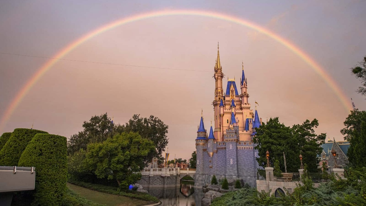 Rainbow over Magic Kingdom Park