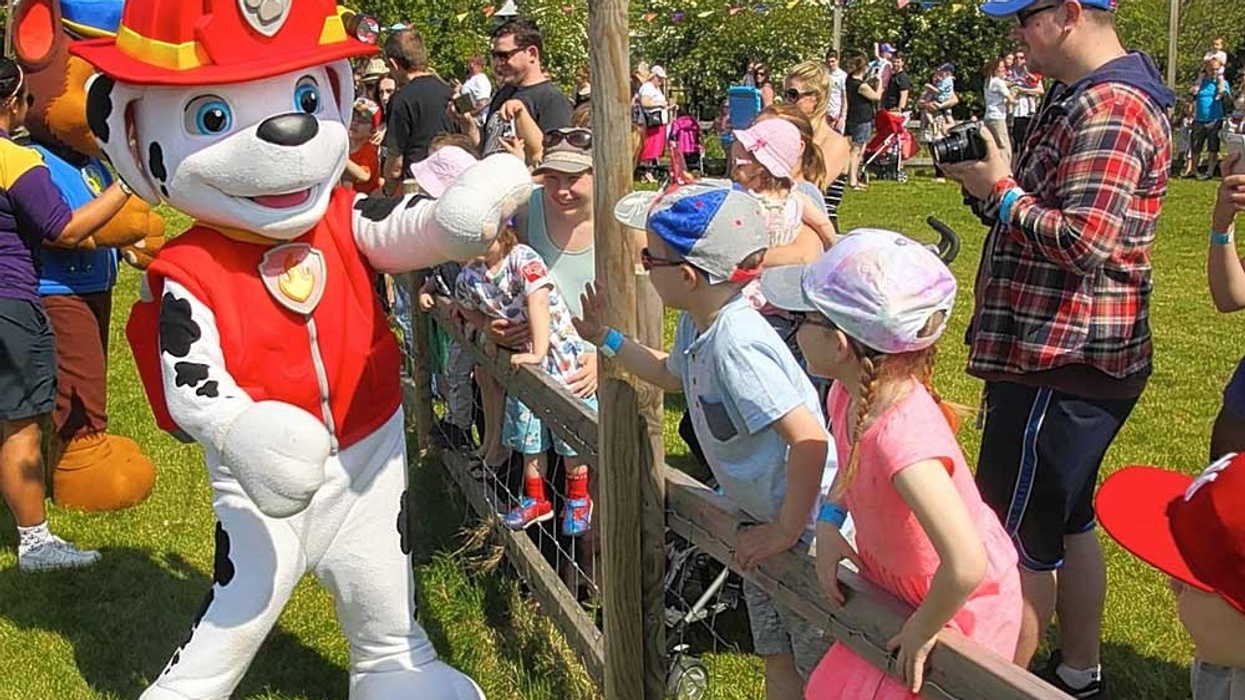 Rainbow productions at NFAN paw patrol farm attraction