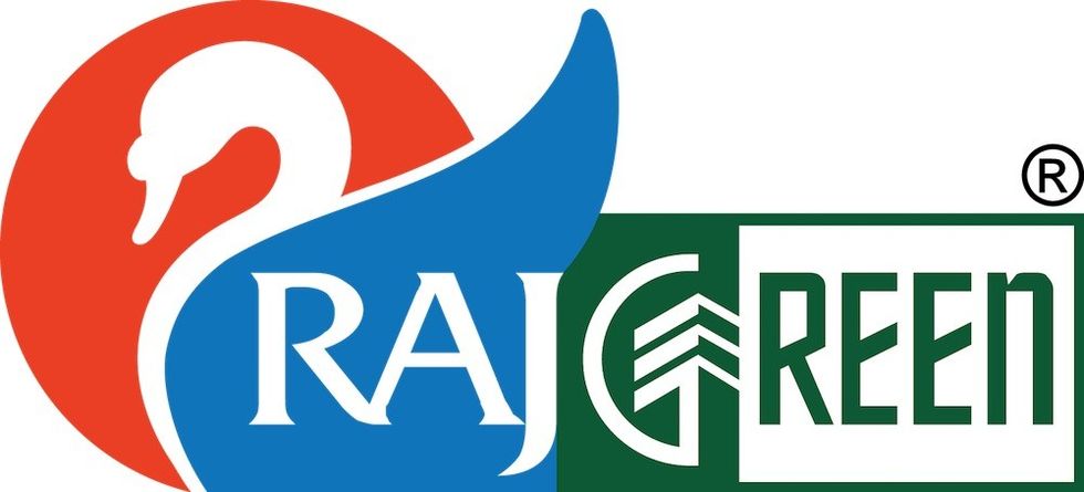 Rajgreen group amaazia waterpark logo