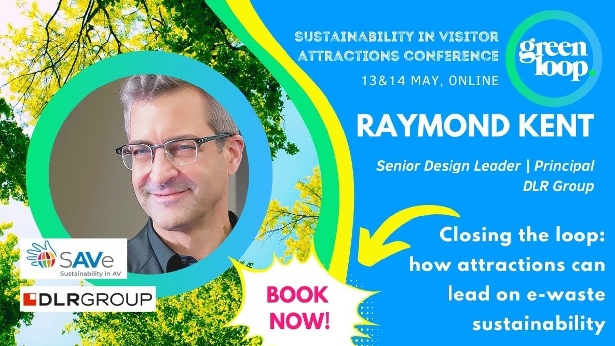 Raymond Kent to speak at greenloop 2025 on AV sustainability and e-waste in visitor attractions