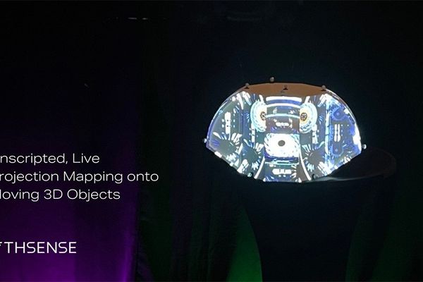 Reactive Projection Mapping on Moving 3D Objects from 7thSense entered into the blooloop Innovation Awards 2022