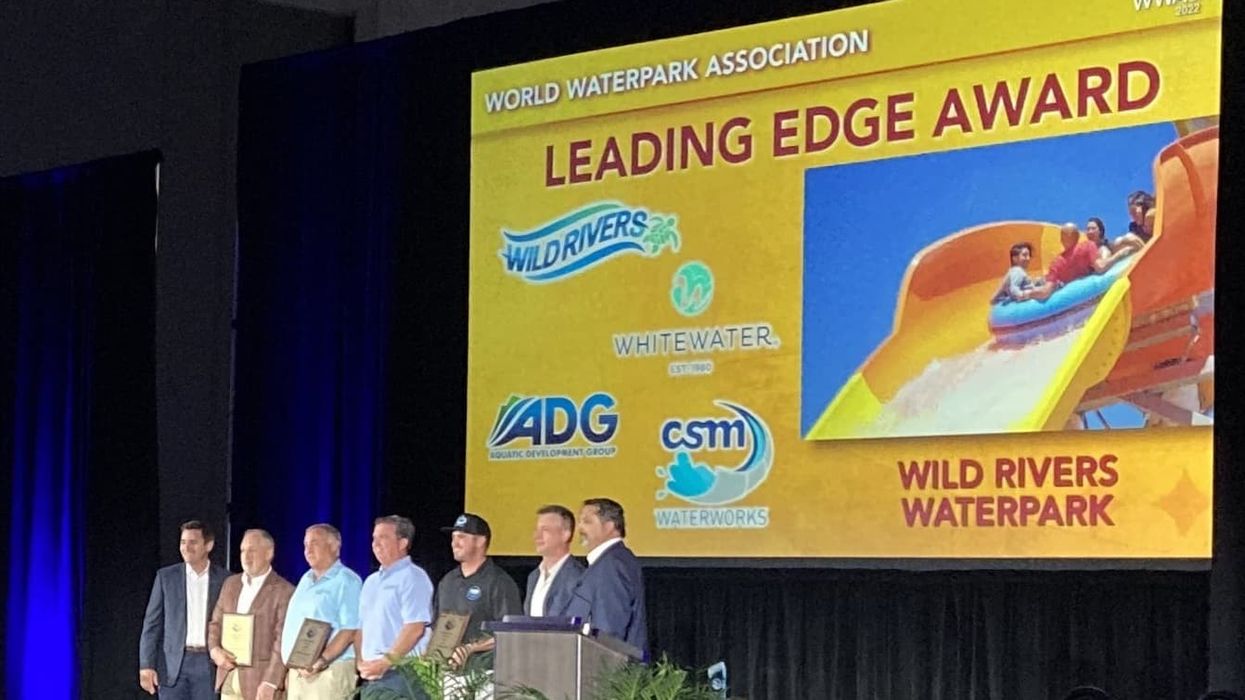 Receiving Leading Edge Award 2022 for Wild Rivers