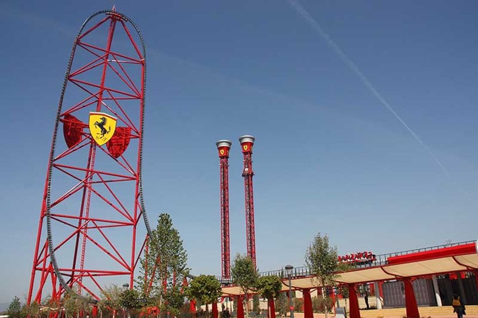 red force ferrari land