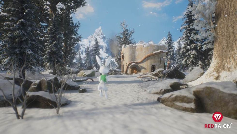 Red Raion Miko and the Spell of the Stone