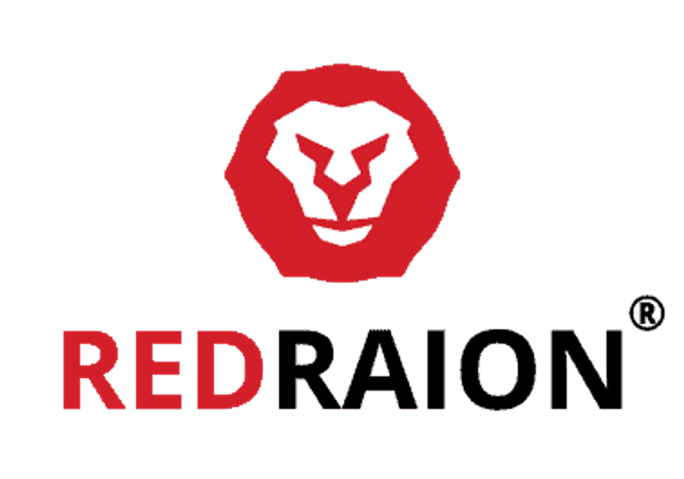 Red raion v-expo logo