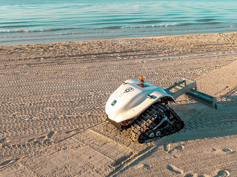 red sea global beach cleaning robot sustainability trends 2025