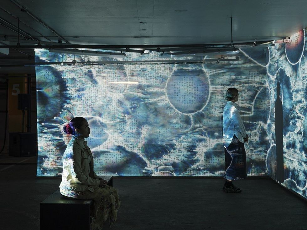 Reflections of Being (2025), Max Cooper Feel the Sound at the Barbican Installation view 22 May – 31 August 2025 © Thomas Adank / Barbican Centre
