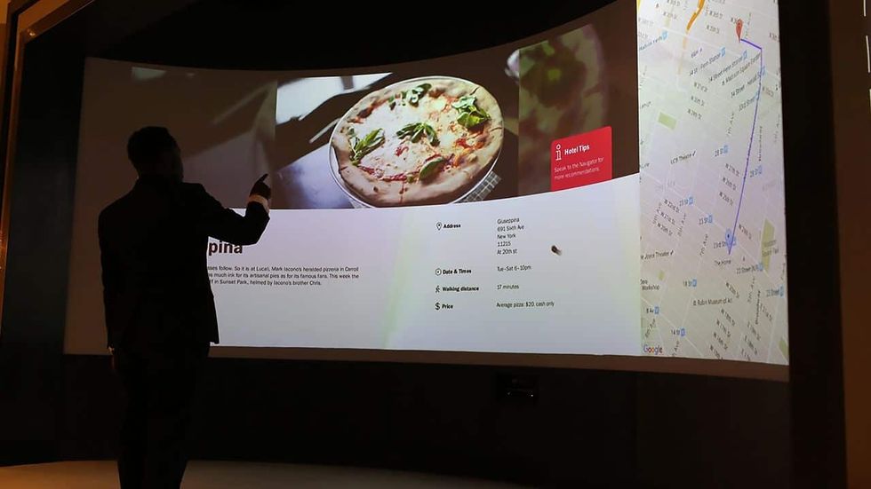 Renaissance New York Midtown Hotel interactive feature by realisations montreal