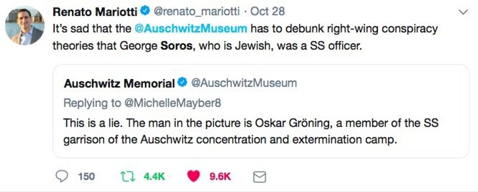 renato mariotti auschwitz museum tweet jpeg