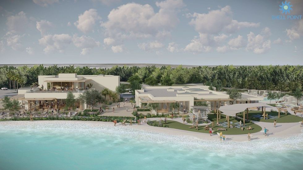 Render of Shell Point Beach & Surf Club