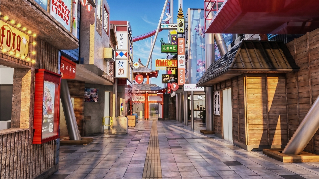 Rendering for Tivoli Garden's new Japanese themed land