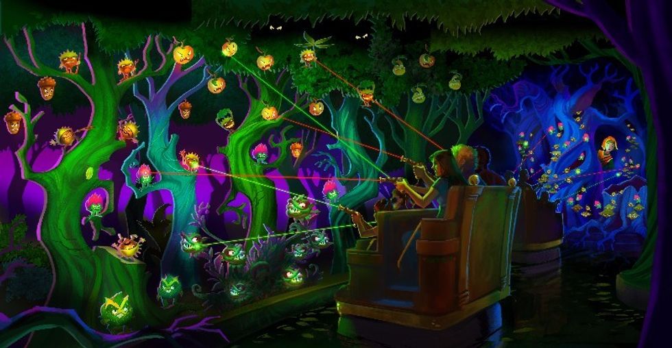 Rendering of a dark ride - Alterface Bazylisek