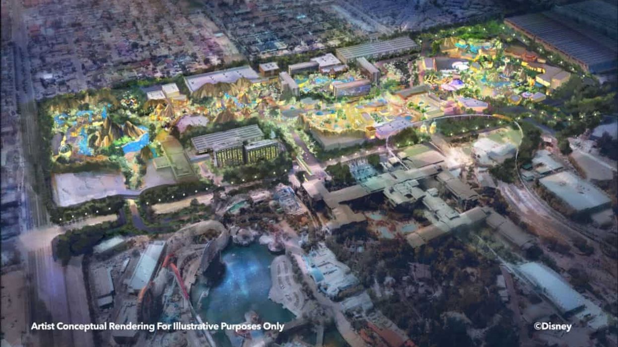 Rendering of DisneylandForward