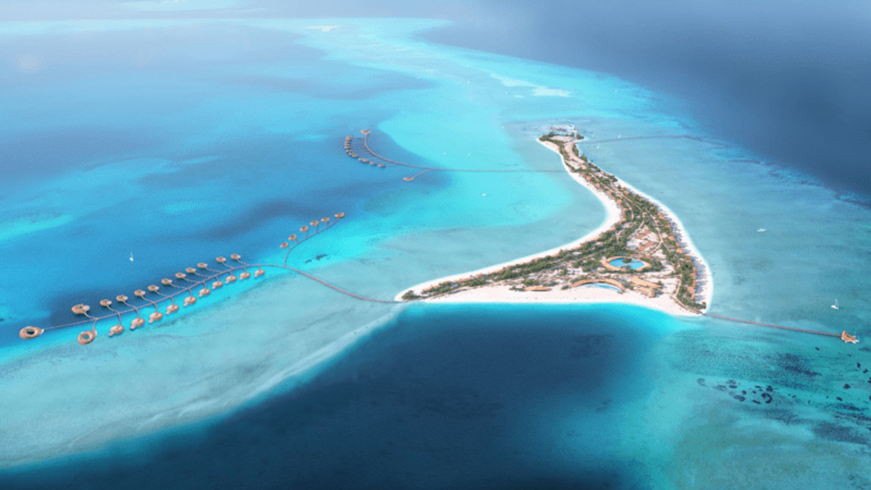 Rendering of island at Red Sea Project