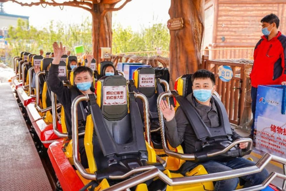 reopen theme parks Daisy Shang