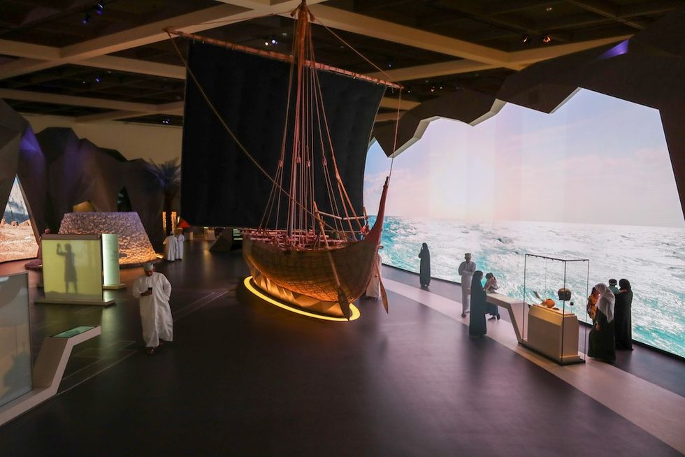 replica ship Oman Across Ages