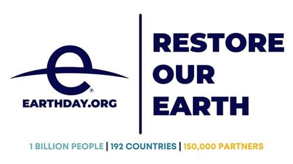 Restore Our Earth Thicker E with small text