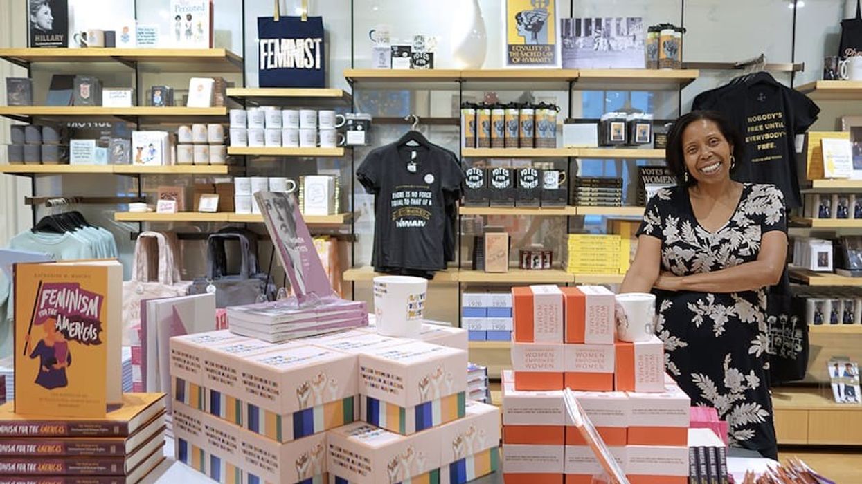 retail experience cause-related-equality-womens-right-to-vote-display