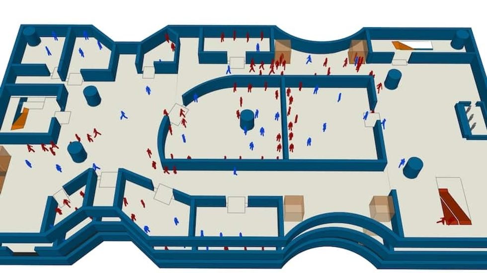 Retail Proximity Analysis MassMotion