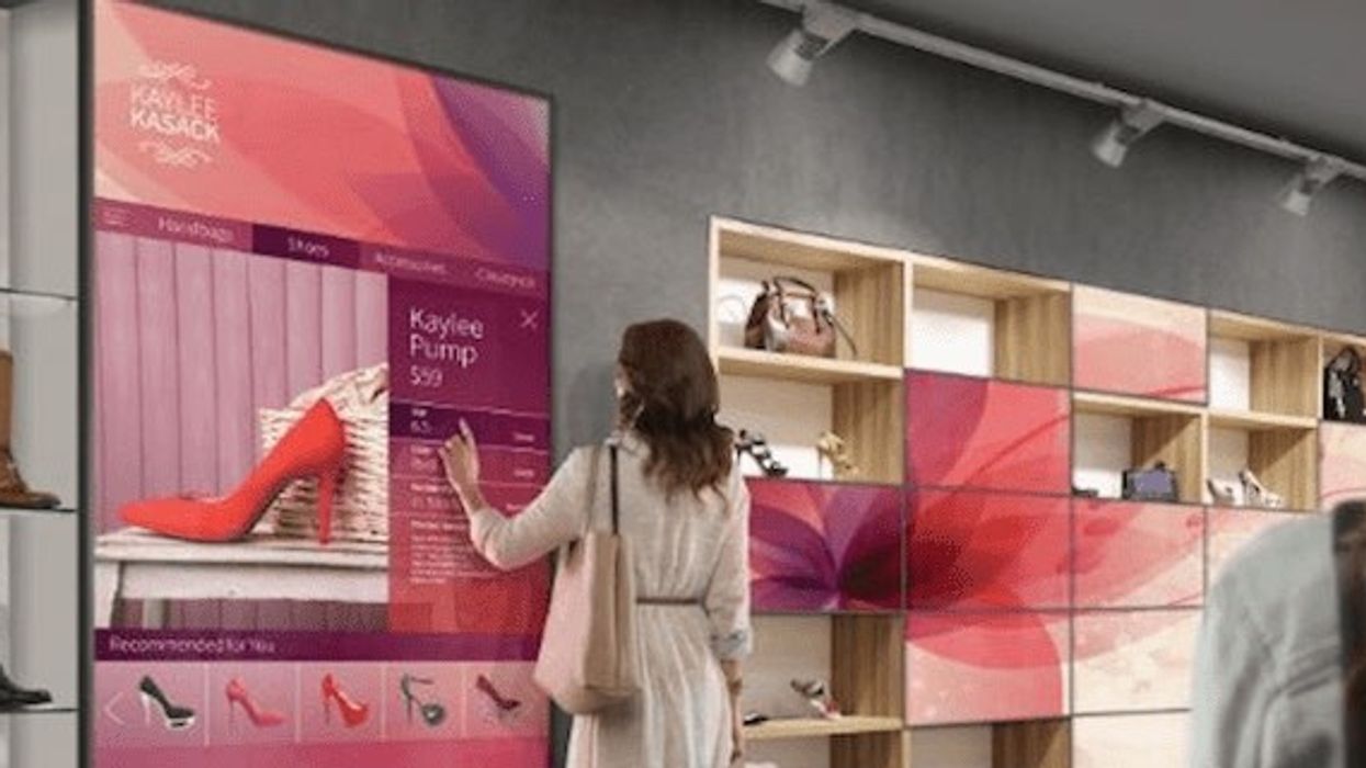 retail technology shopping touchscreen