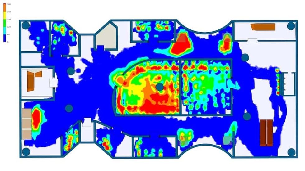 Retail Time In Proximity_Baseline Oasys MassMotion