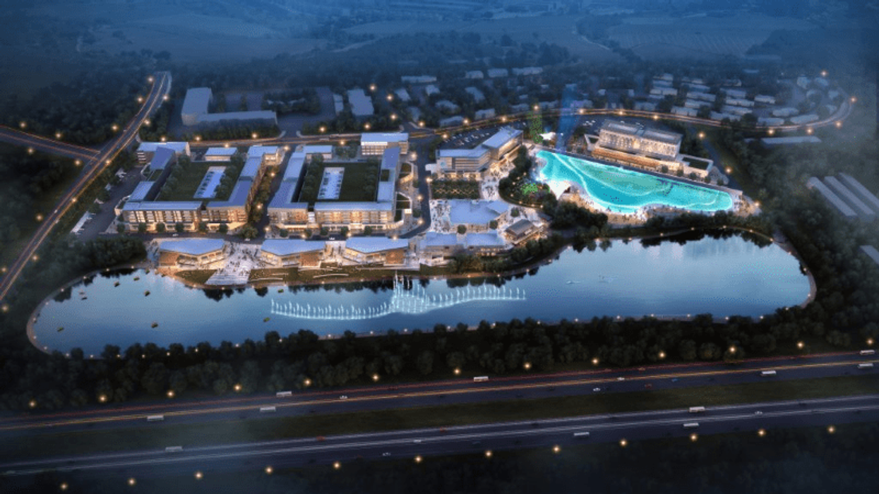 Retailtainment destination The Lake design