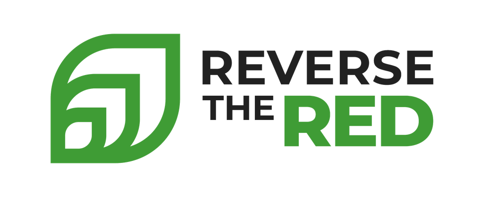 Reverse the red logo