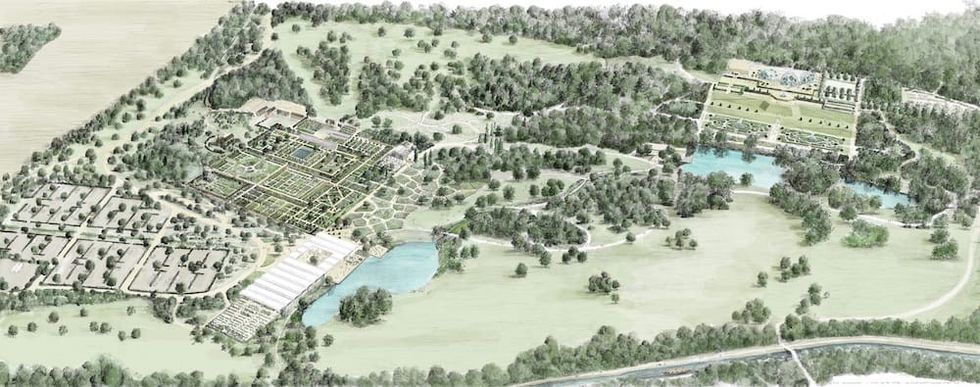 RHS-Garden-Bridgewater-aerial-view-drawing-by-Tom-Stuart-Smith