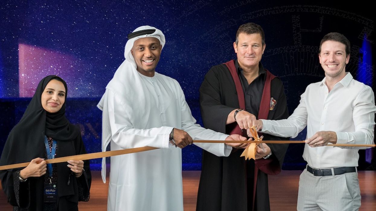 Ribbon cutting Harry Potter exhibition Abu Dhabi