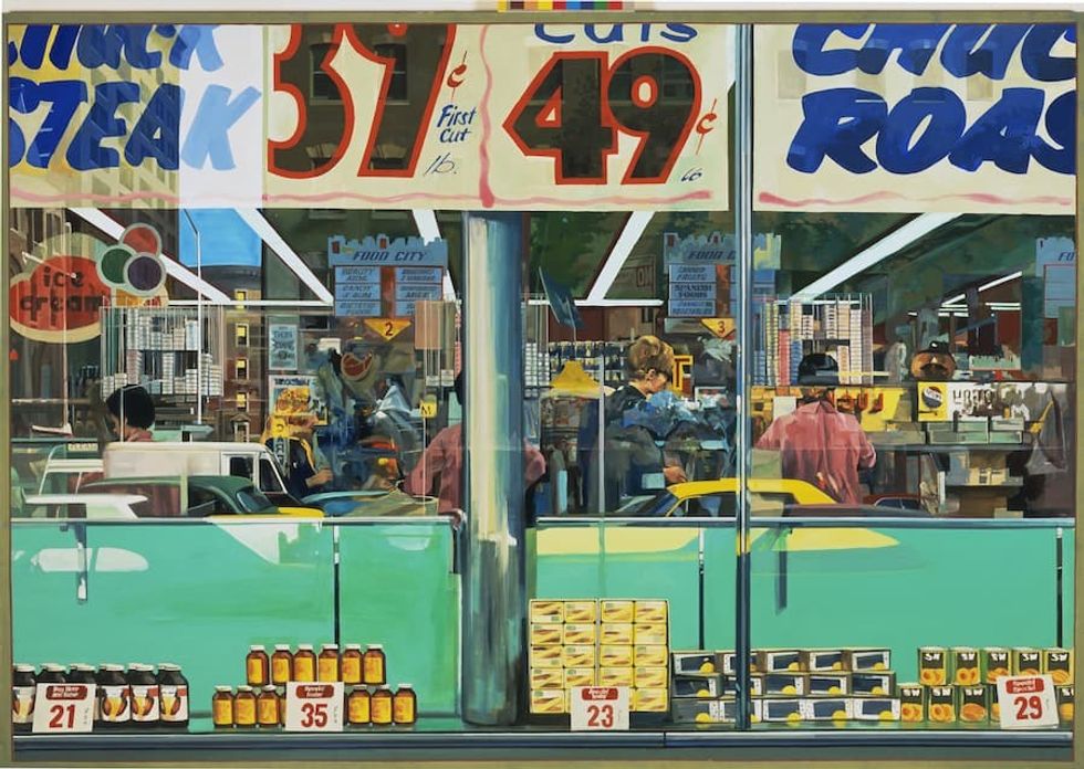 Richard Estes Food City Akron Art Museum