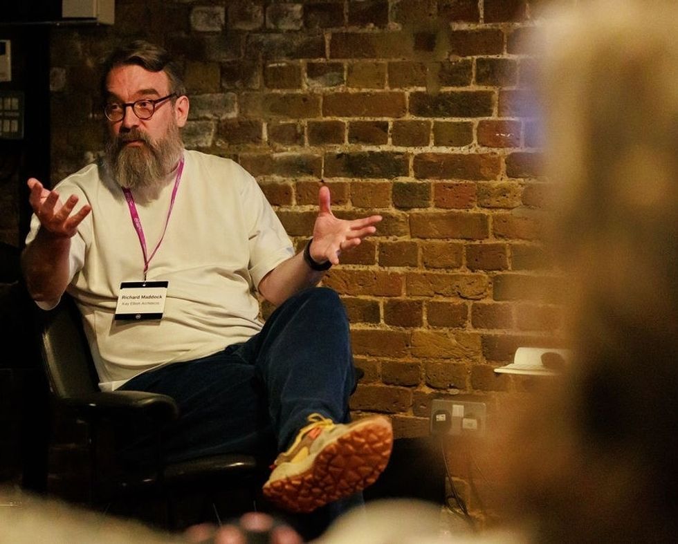 Richard Maddock, Director at Kay Elliott, presenting the Immersive Influence proposition at its launch during London Experience Week, April 2026