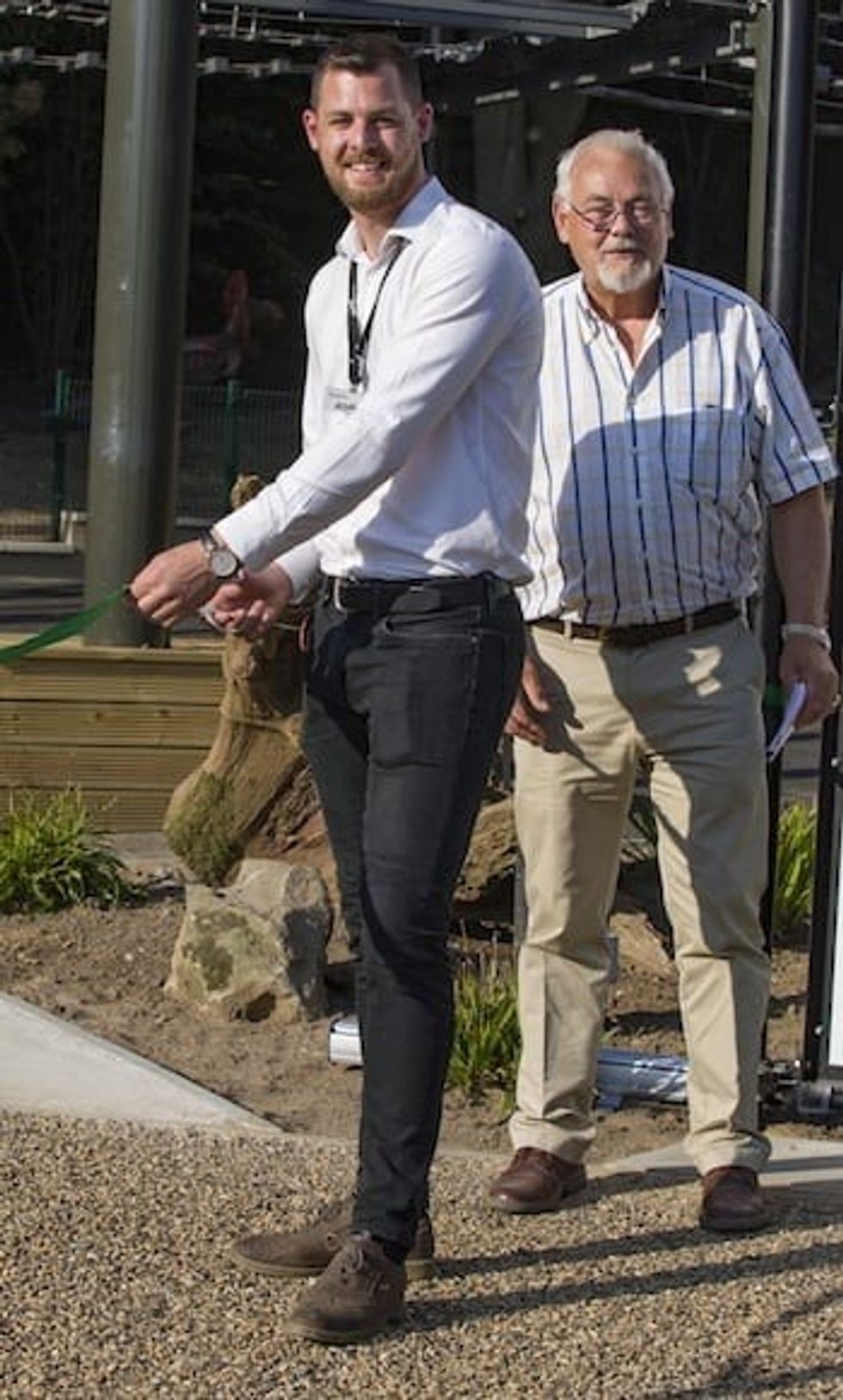 ROARR dinosaur adventure Adam and Marin Goymour