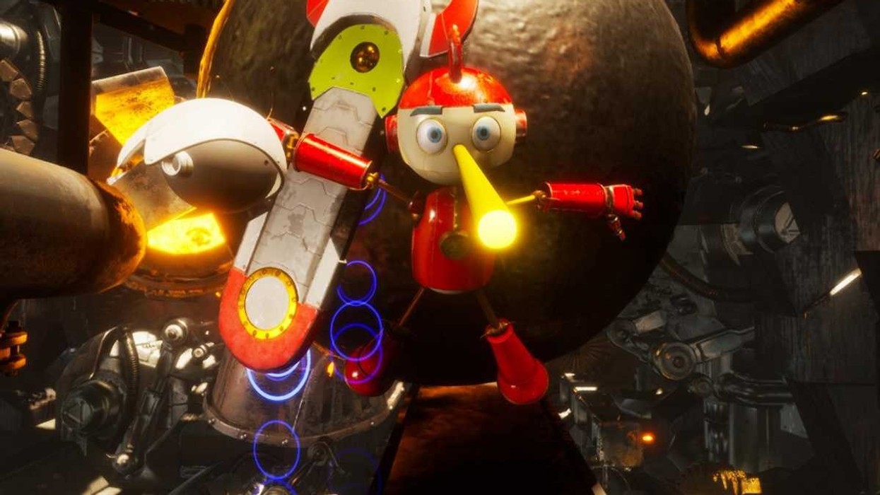 robot pinocchio from red raion vr film