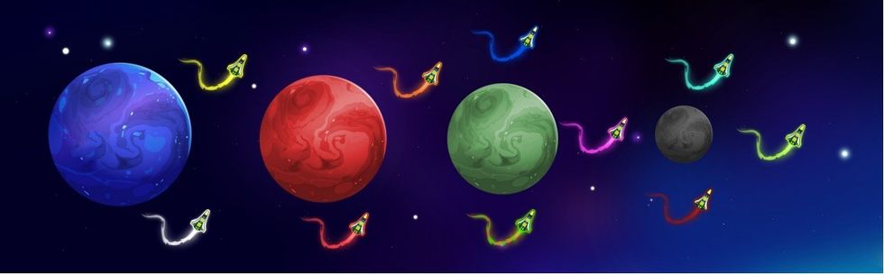 Rockets and planets