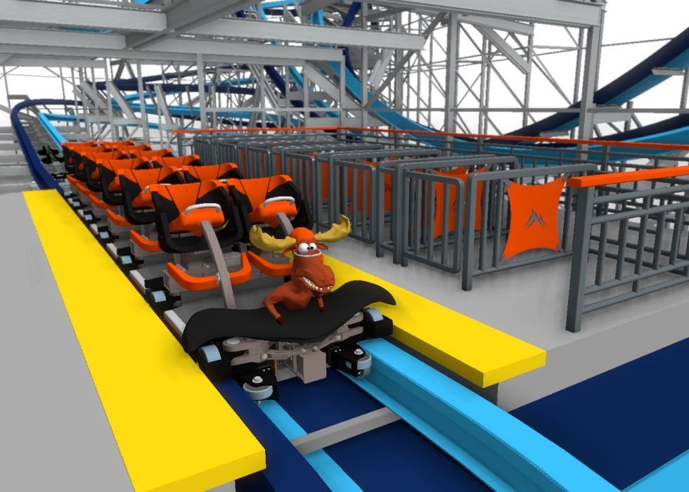 Rocky Mountain Construction Wild Moose Coaster train