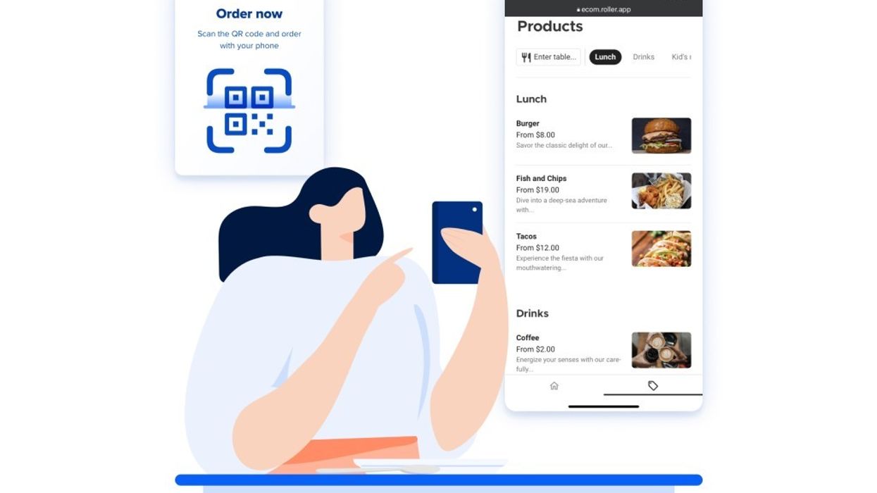 ROLLER Mobile Food & Beverage Ordering