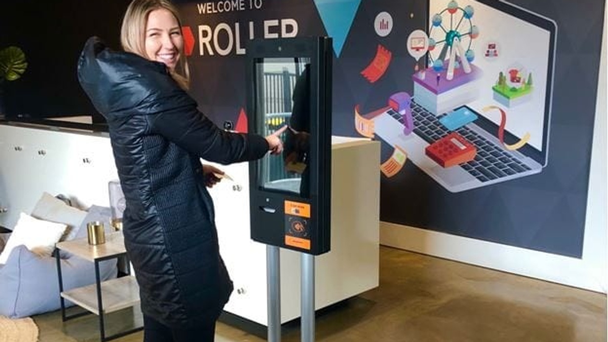 roller self serve kiosk