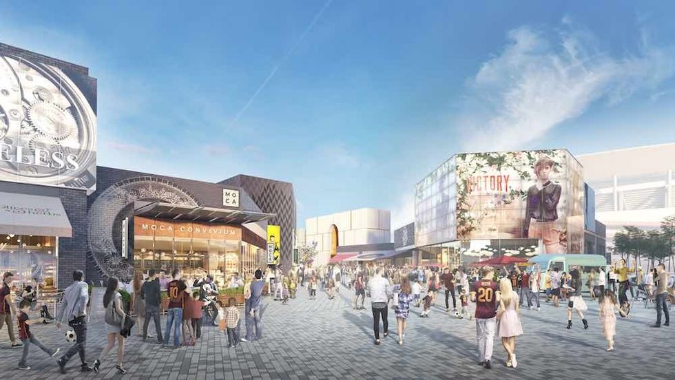 Rome Stadio della Roma AS Roma football team rendering